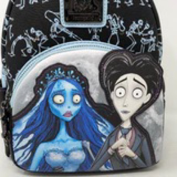 LOUNGEFLY 2022 SUMMER CONVENTION CORPSE BRIDE EMILY AND VICTOR MINI - Picture 3 of 14